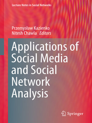 cover image of Applications of Social Media and Social Network Analysis